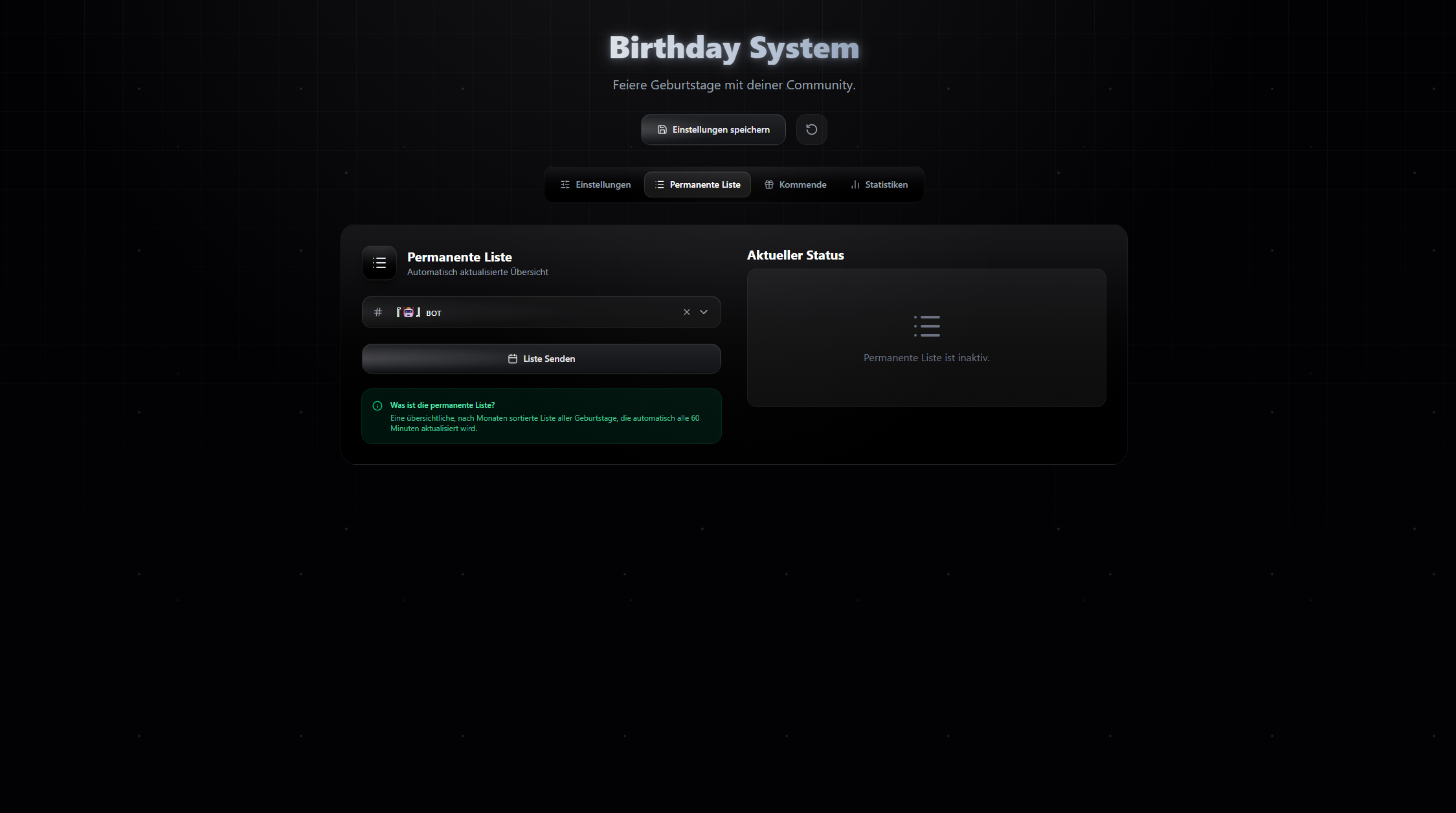 Birthday System 2