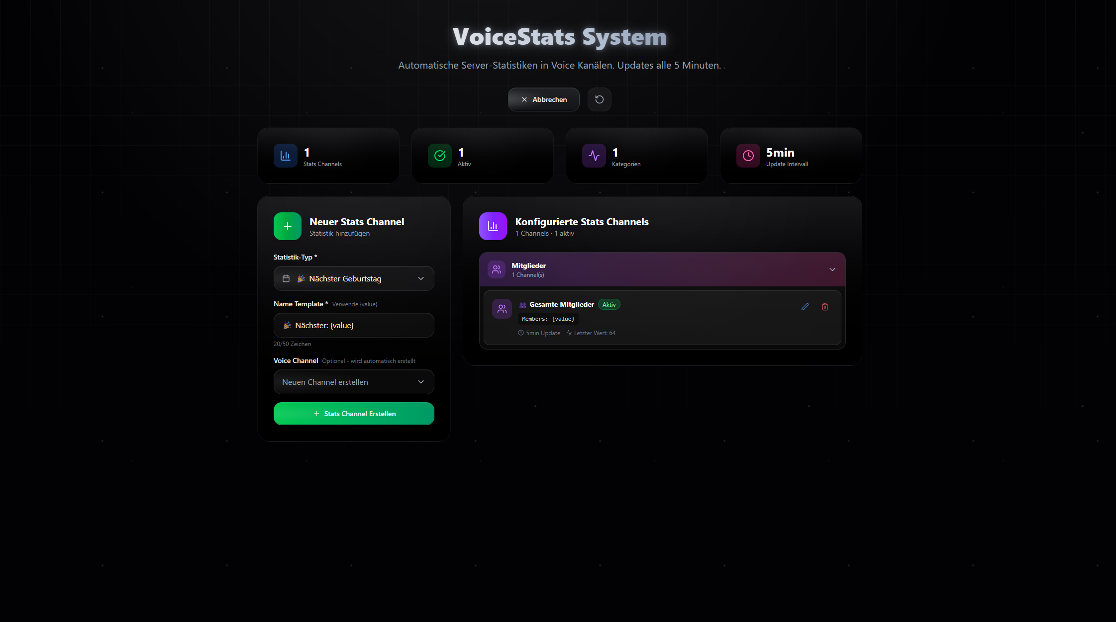 Voice Stats 2
